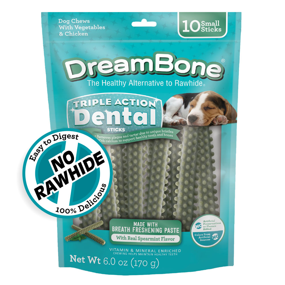 Triple Action Dental Sticks Kelp Small Medium 10 ct DreamBone